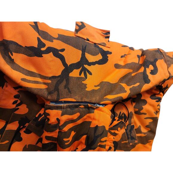 Vintage Woodfield Camo Hunting Jacket Mens XL USA Quilted Lining Hooded Gorpcore - Picture 12 of 16